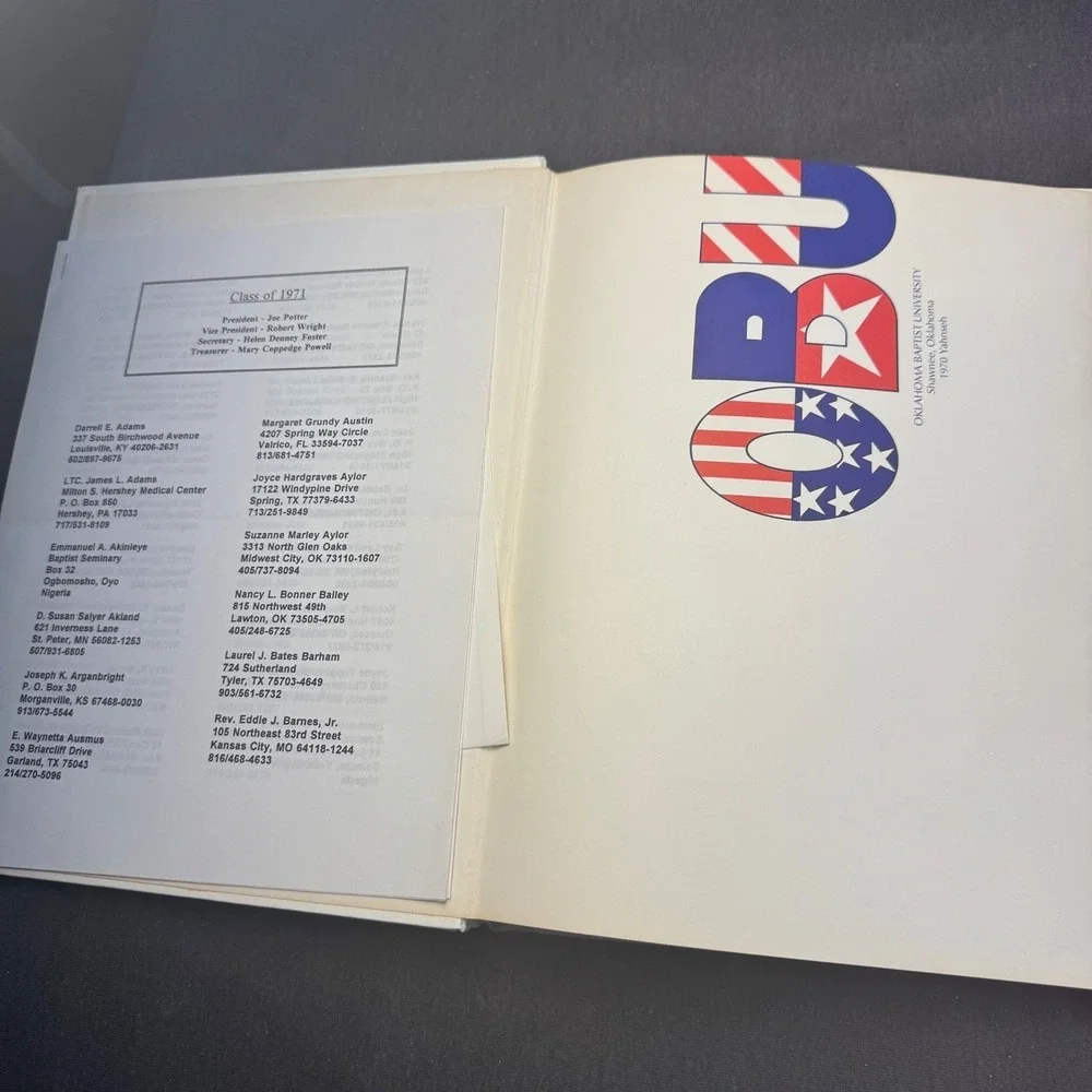 Vintage 1968 Yearbook 